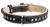 Collar WauDog SOFT - шкіряний нашийник з заклепками для собак - 57-71 см, Чорний Petmarket