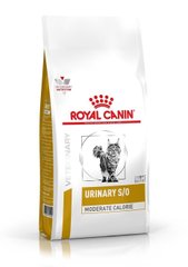 Royal Canin URINARY S/O MODERATE CALORIE - лікувальний корм для котів із зайвою вагою при сечокам'яній хворобі, 400 г % Petmarket