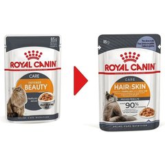 Royal Canin HAIR&SKIN CARE IN JELLY in Jelly (шматочки в желе) - консерви для кішок - 85 г % Petmarket