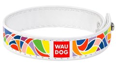 Collar WAUDOG Design Вітраж - шкіряний браслет на руку, 21-23 см, чорний Petmarket