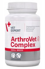 VetExpert ARTHROVET Complex Small Breed/Cat - добавка для суглобів і хрящів кішок і собак дрібних порід - 60 капс. % Petmarket