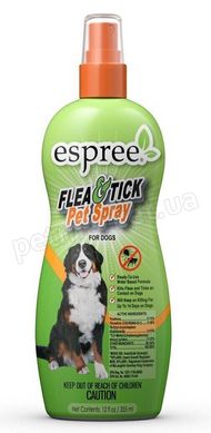 Espree FLEA & TICK Pet Spray - спрей від бліх і кліщів для собак - 355 мл % Petmarket