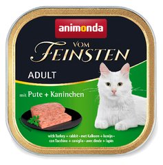 Animonda Vom Feinsten Adult Turkey & Rabbit - консерви для котів (індичка/кролик), 100 г Petmarket
